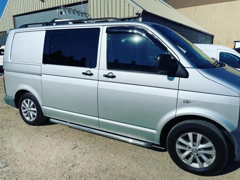 Van and campervan glass fitting